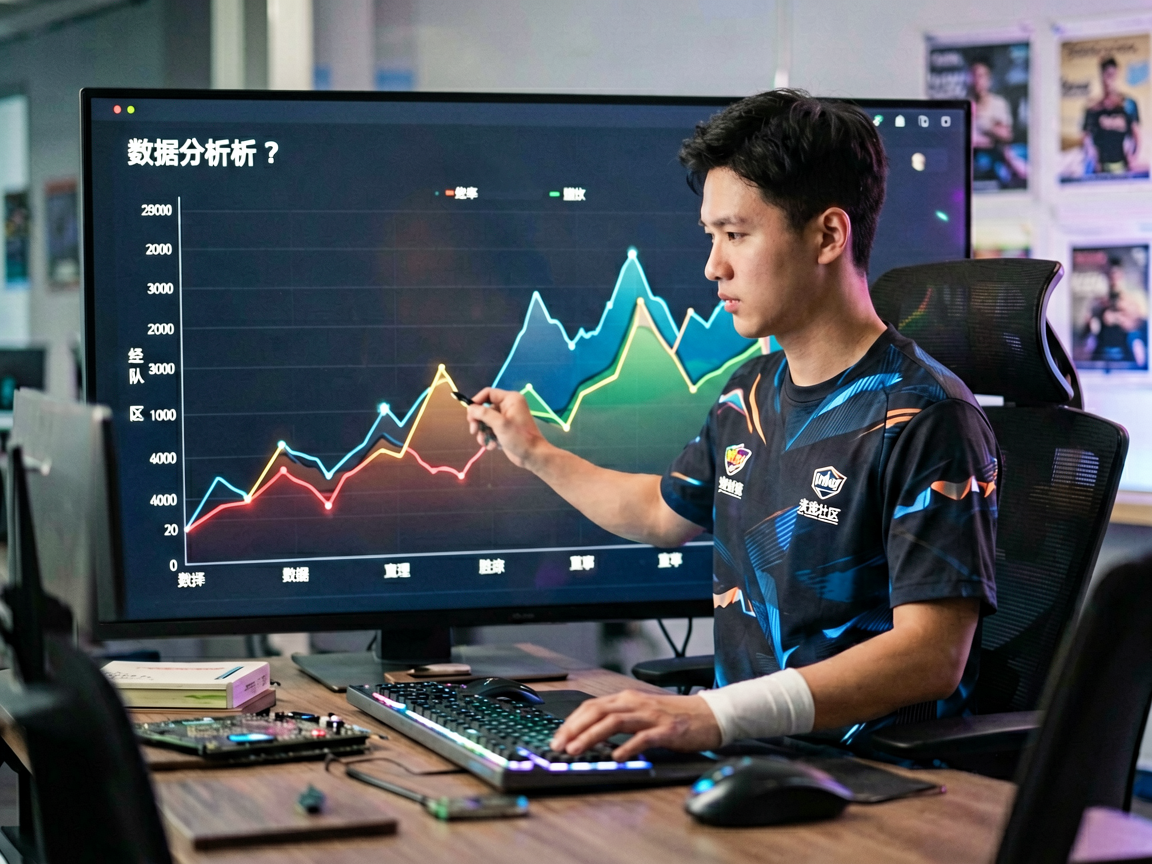 电竞牛数据分析模块 - 实时显示战队胜率与经济曲线